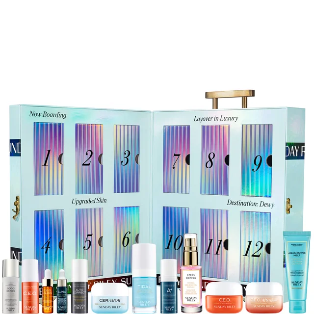Sunday Riley 12 Days of Sunday 120.75 (54% saving) + more up to 20% off Cult Beauty