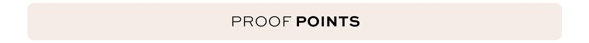 proof points