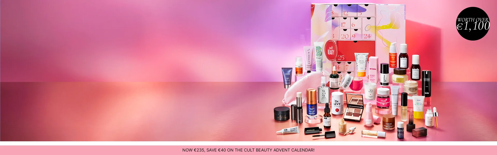 THE CULT BEAUTY ADVENT CALENDAR 2022 - WORTH OVER £1,000